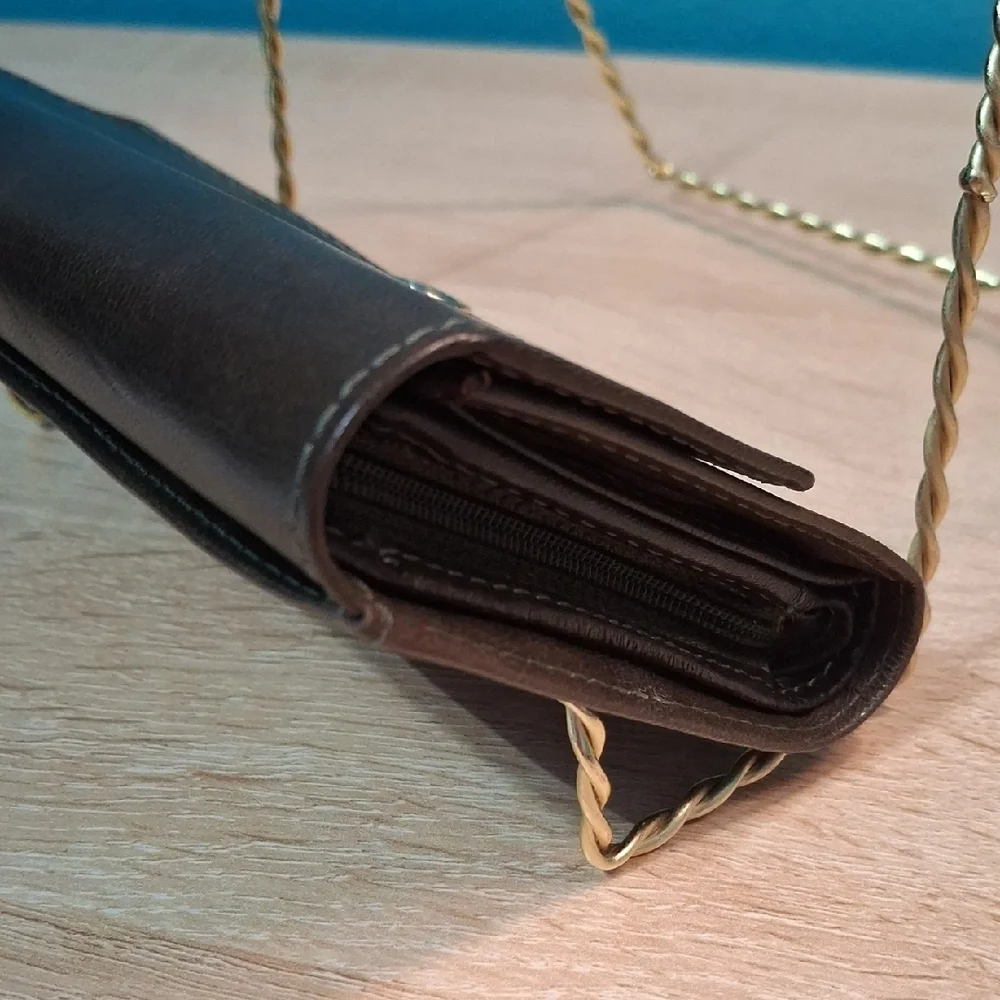 Lodis Dark Brown Trilfold Leather Wallet
